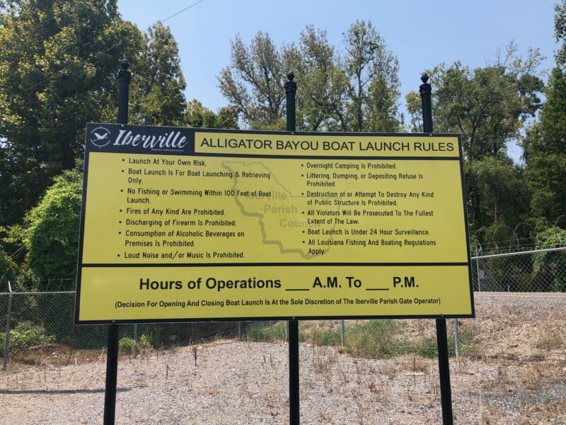 Alligator Bayou Launch